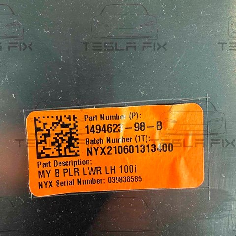 Обшивка стойки кузова внутренняя средняя нижняя левая Tesla 149462398B цена, от 30.44 USD