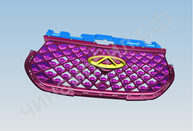 602001339AA Chery решетка под камеру