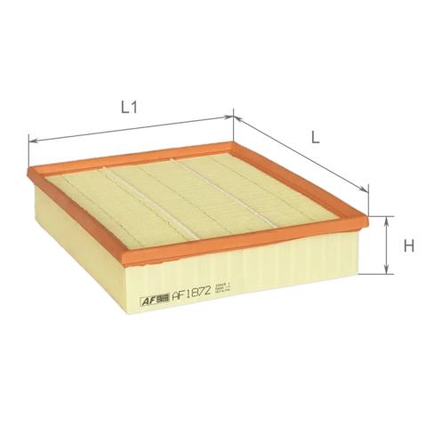 Элемент воздушного фильтра Alpha Filter AF1872 цена, от 5.30 USD