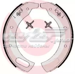 Передние барабанные колодки S44503 Brembo