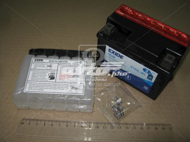Купить Аккумулятор Exide 3 А/ч (ETX4LBS)