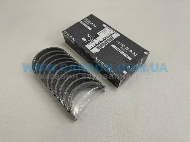 12208AR010 Nissan/Infiniti Комплект подшипников скольжения коленвала