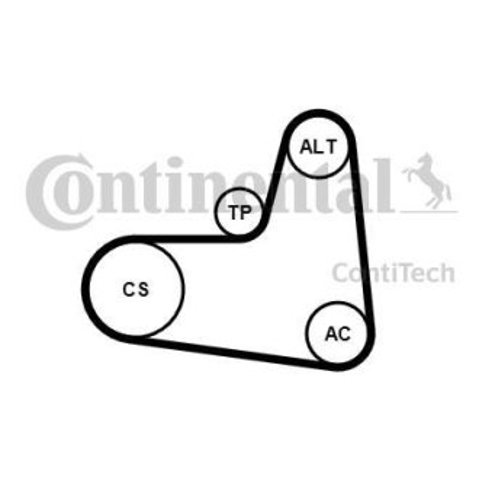 6PK995K1 Continental/Siemens correia dos conjuntos de transmissão, kit