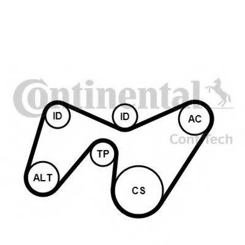 Ремень приводной 6PK1642K2 Continental/Siemens