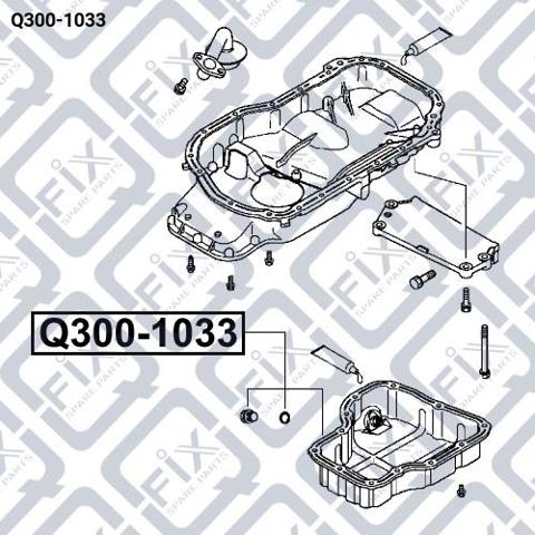 Q3001033 Q-fix Картер масляный