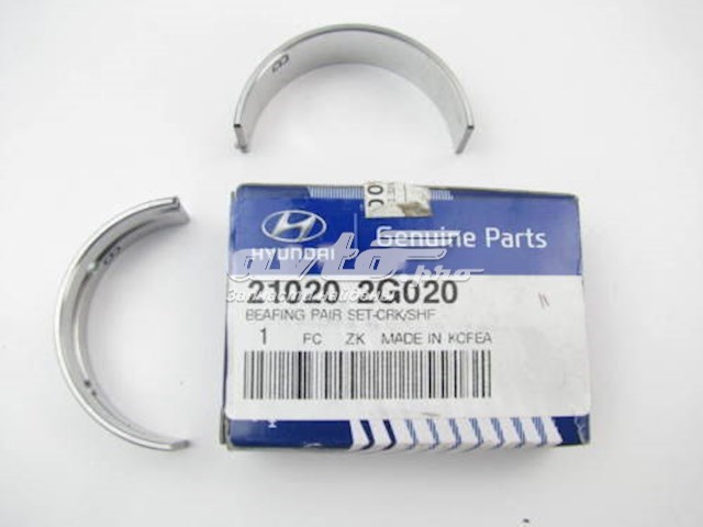 2103038100 Hyundai/Kia semianel de suporte (de carreira de cambota)