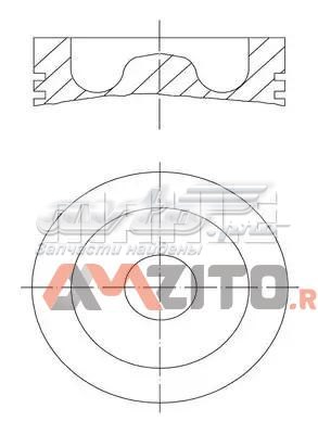 061 PI 00128 000 Mahle Original pistão do kit para 1 cilindro, std