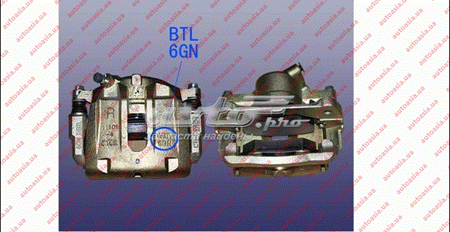T113501060BA Chery Суппорт тормозной, передний, правый