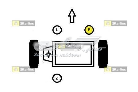 Правая подушка двигателя SM0607 Starline
