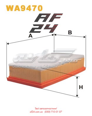 Фільтр повітряний WA9470WIX WIX