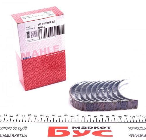 Купить 021HS20004000 Mahle Original Вкладыши коленвала, коренные, комплект, стандарт (STD)