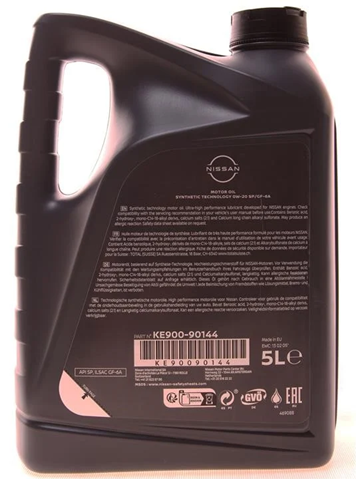 KE90090144 NISSAN Aceite de motor original y equivalente