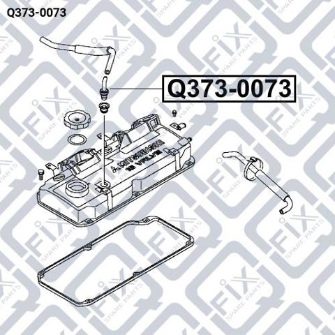 Клапан вентиляции картерных газов Q3730073 Q-fix