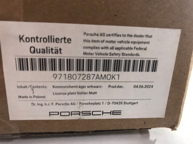  971807287AMOK1 Porsche