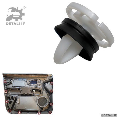 Пистон крепления обшивки двери DF16994 Detali IF
