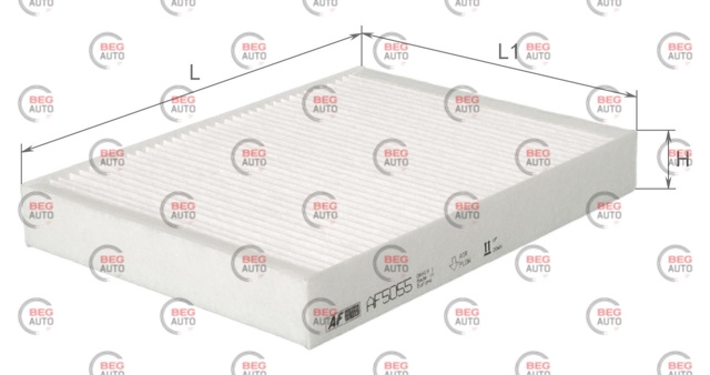 Купить AF5055 Alpha Filter Фильтр салона угольный
