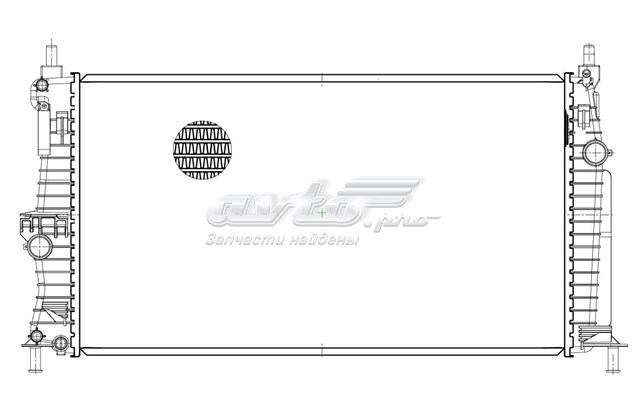Радиатор охлаждения двигателя Luzar LRC251Z6 цена, от 70.18 USD
