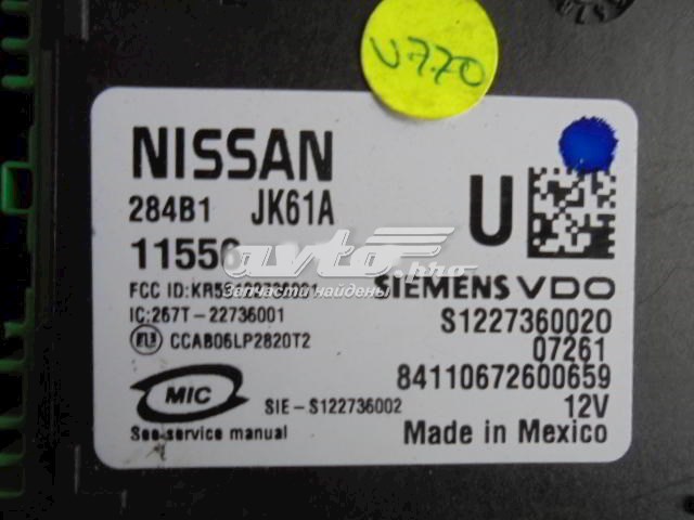  284B1JK61A Nissan/Infiniti