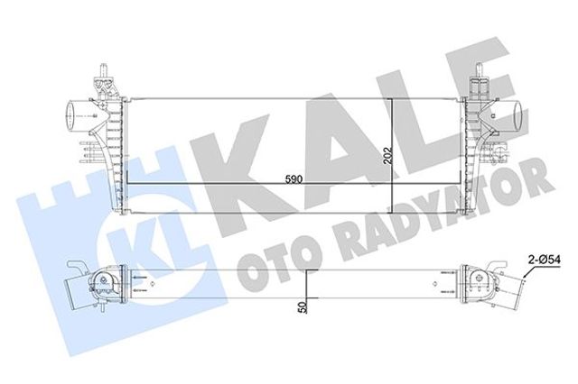 Интеркулер 350415 Kale