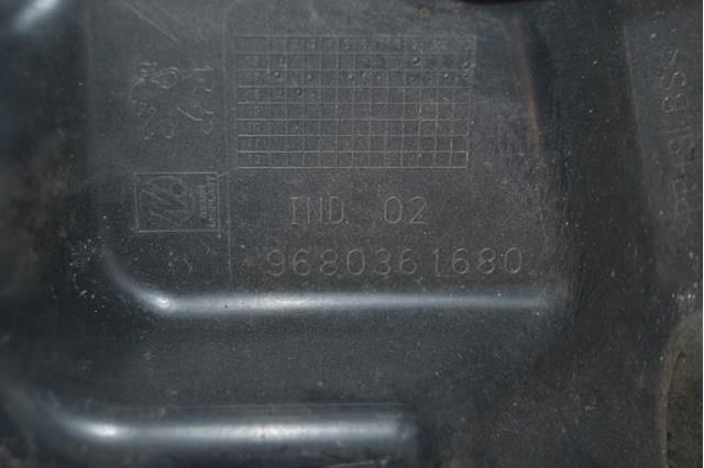 Conduto de ar (defletor) esquerdo do radiador para Peugeot 308 