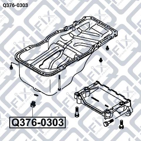 Пробка поддона двигателя Q-fix Q3760303 цена, от 5.92 USD