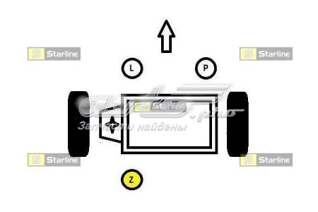 Задняя опора двигателя SM0574 Starline