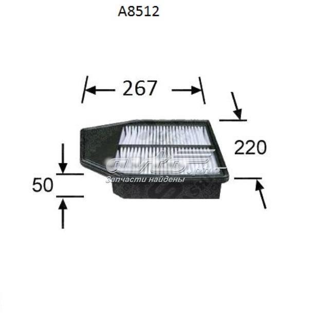 A8512 JS Asakashi Воздушный фильтр двигателя