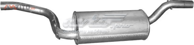 Глушитель задний 0862 Polmostrow