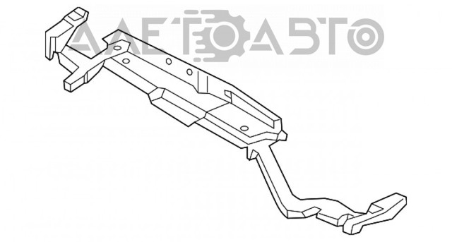 Верхняя рамка радиатора 30805118 AND