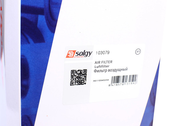 Элемент воздушного фильтра Solgy 103079 цена, от 9.44 USD