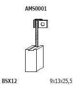 Щетка стартера MAGNETI MARELLI AMS0001
