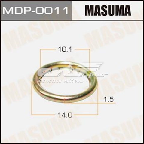 Кольцо (шайба) форсунки инжектора посадочное Masuma MDP0011