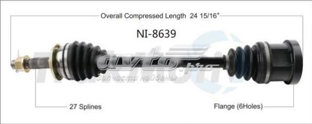 Левая полуось NI8639 Trakmotive/Surtrack
