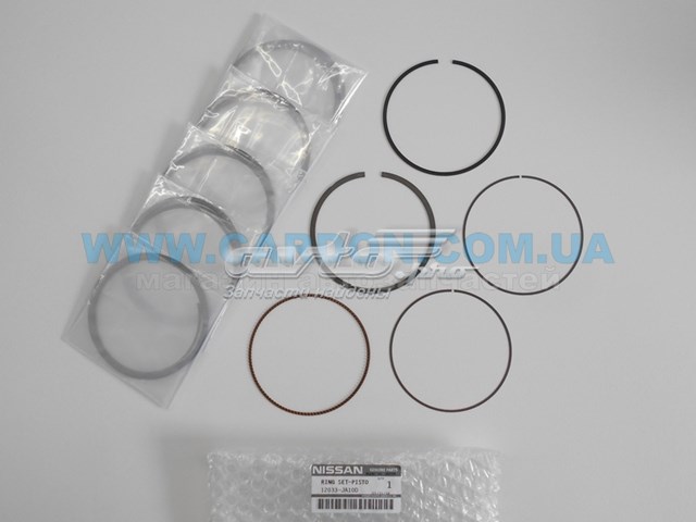 Juego de anillos de pistón, motor, STD 12033JA10D NISSAN