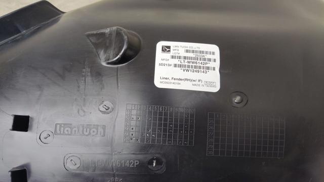 Подкрылок передний правый PVG11180AR Signeda