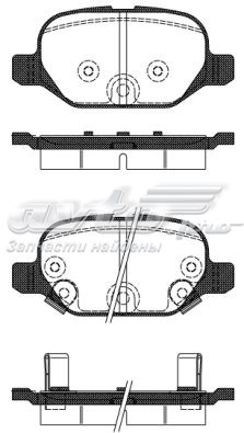 Колодки дисковые  Sangsin SP1709 цена, от 13.64 USD