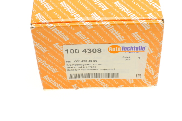 Колодки Autotechteile 1004308 цена, от 15.36 USD