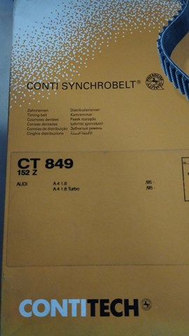 Зубчатый ремень Continental/Siemens CT849 цена, от 12.87 USD