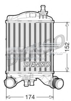 Радиатор интеркуллера DENSO DIT09112