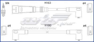 134795 Hitachi fios de alta voltagem, kit