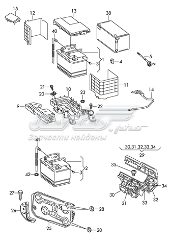 000915105CD VAG Batería original y equivalente