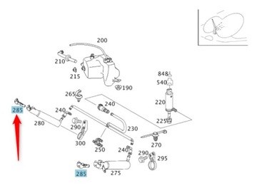 A2118600447 Mercedes injetor de fluido para lavador da luz dianteira direita