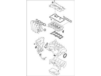 209102EH03 Hyundai/Kia Комплект прокладок на двигатель
