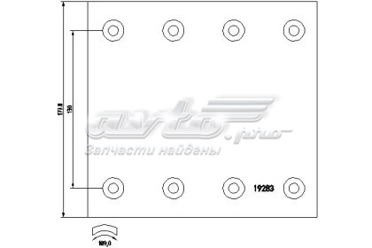 Накладка тормозная задняя (TRUCK) SAF 3057396020 цена, от 59.41 USD