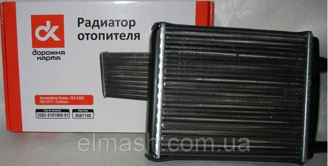 3302810106001 DK Радиатор отопителя салона
