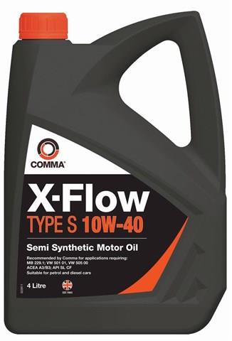 Масло моторное COMMA XFLOWS10W40SEMI4L