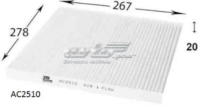 Фильтр воздушный отопителя JS Asakashi AC2510 цена, от 5.04 USD