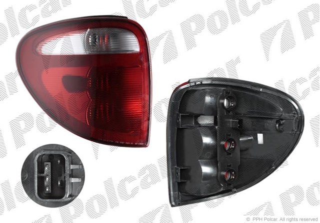 K04857600AF Fiat/Alfa/Lancia lanterna traseira direita