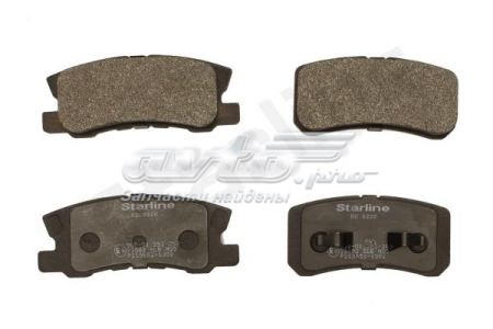 BDS220 Starline Колодки тормозные дисковые комплект