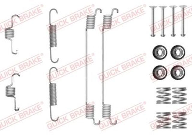 105-0889 Quick Brake kit de montagem das sapatas traseiras de tambor